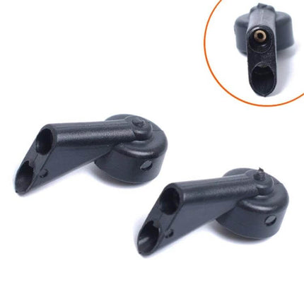 2-Pack Windshield Washer Nozzle for Audi A3 A4 A6 Q7 2004-2015 – direct-fit replacement pair of black plastic spray nozzles restoring windshield washer spray