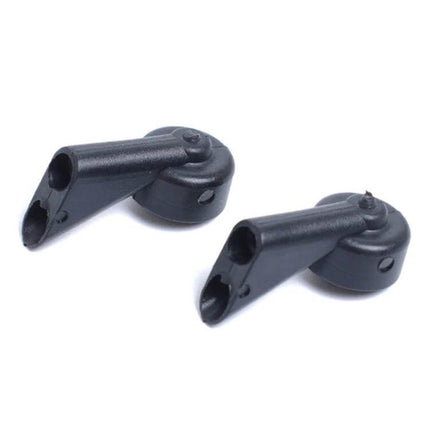 2-Pack Windshield Washer Nozzle for Audi A3 A4 A6 Q7 2004-2015 - direct-fit black plastic replacement pair restoring spray pattern