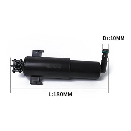 Car Headlight Washer Nozzle Pump For BMW 3 Series Vehicles - 180mm direct 1:1 replacement OE 61677179311, fits left/right E90 E91 E92 2006-2011