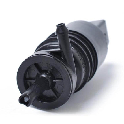 Windshield Washer Pump For 1996-2005 VW Audi BMW Direct Replacement - close-up black plastic washer pump for VW Audi BMW
