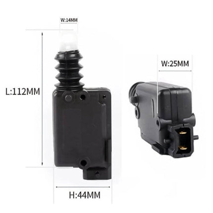 2-Pin Central Locking Actuator Motor For Renault Megane Scenic Clio - DC12V door lock actuator, OE 7702127213 7701029259 7700712901, direct fit