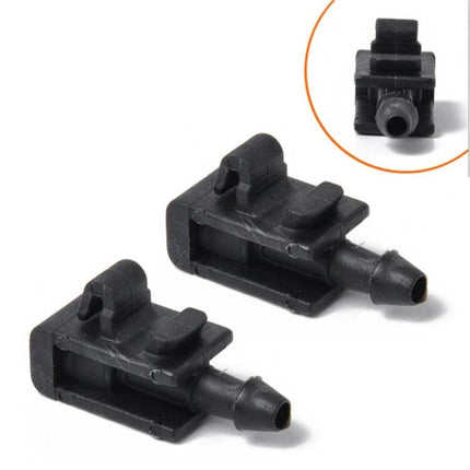 Megane Windshield Washer Nozzle Pair For Direct Fit Replacement - direct-fit Renault Megane 2 washer nozzle pair, easy swap