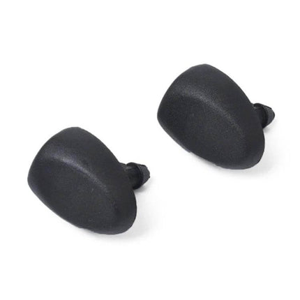 Windshield Washer Nozzle For Peugeot And Citroen 1993 To 2007 - pair of black replacement washer nozzles, durable plastic direct-fit, easy install, restores spray