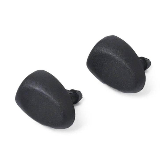 Windshield Washer Nozzle For Peugeot And Citroen 1993 To 2007 - pair of black replacement washer nozzles, durable plastic direct-fit, easy install, restores spray
