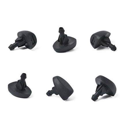 Windshield Washer Nozzle For Peugeot And Citroen 1993 To 2007 - black direct-fit replacement nozzle set for restoring spray coverage