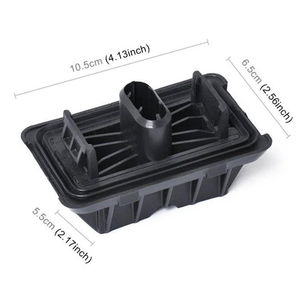 BMW Jack Pad for Everyday Car Maintenance and Lifting Support - black plastic jack pad insert with dimensions shown