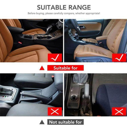 Car Seat Gap Filler Storage Box for Universal Vehicles installed between seat and console to organize phone keys and small items