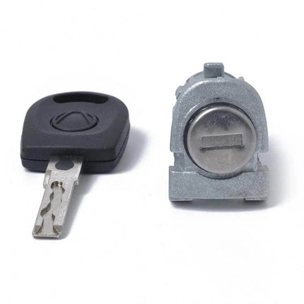 Auto Left Door Lock Core for VW Polo Replacement Part aluminum alloy left front door lock core with key compatible Polo Golf Bora Audi Skoda