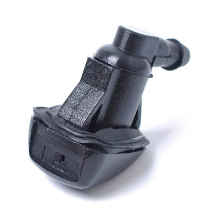 Windshield Washer Nozzle for Toyota Solara, 2 Pack - close-up of black OE-style replacement windshield spray nozzle, two-piece set shown