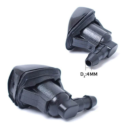 Windshield Washer Nozzle for Toyota Solara, 2 Pack – OE-style black washer spray nozzles kit, direct-fit replacement set for clogged or leaking nozzles