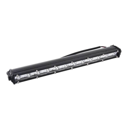 LED Flood Light for Vehicles and Boats, Waterproof - 36W black aluminum bar with 12x3W CREE LEDs, tempered glass, focused and wide beam