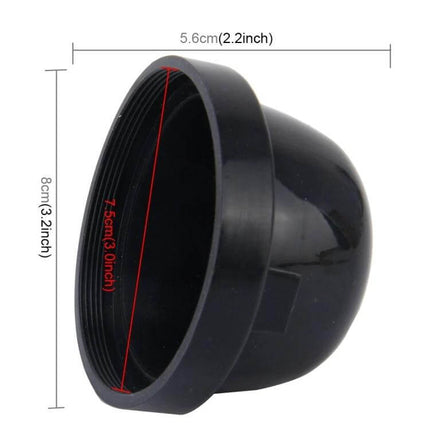 Car Headlight Silicone Dust Cover Caps 5 To 8 Cm black silicone headlight/fog bulb dust cover cap 8cm inner diameter protective seal