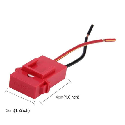 Removable Car Waterproof Ceramic Fuse Box Holder Pack Of 20 red removable ceramic fuse holder with wires, waterproof cover and mounting holes