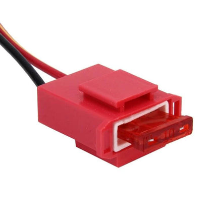 Removable Car Waterproof Ceramic Fuse Box Holder Pack Of 20 red removable ceramic blade fuse holder with wires and protective cover