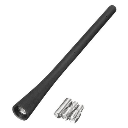7 Inch AM/FM Automotive Antenna Mast for Mazda 3, 5, and CX-7 replacement black whip with mounting adapters for improved radio reception
