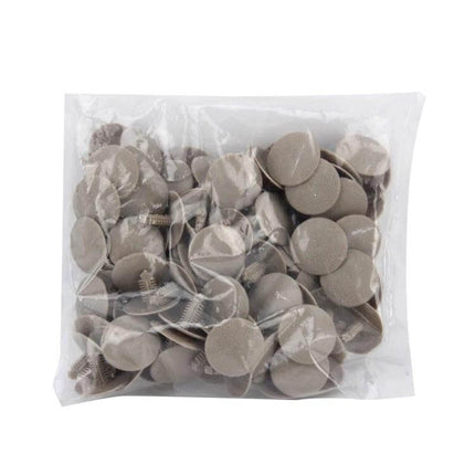 Car Interior Door Panel Clips, 100-Pack Replacement gray plastic door panel retainer clips in sealed bag for DIY interior repairs