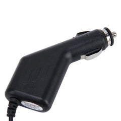 Cargador de coche mini USB portátil para dispositivos GPS y DVR con cable de 1,2 m de longitud y salida de 5 V 1,5 A