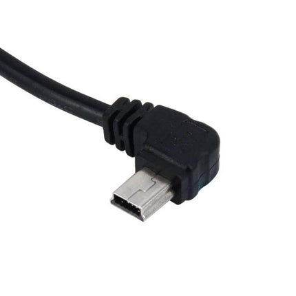 Universal Car DVR Power Supply Box for Vehicle Use with 3m Cable - angled micro USB connector cable for dash cam power