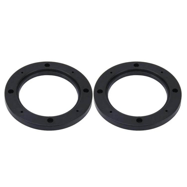 Car ABS Loudspeaker Base Protector Mat, 5 Inch, 12.5 cm Diameter - black ABS speaker base seal ring set, 12.5 cm inner diameter, 16 cm outer edge protection