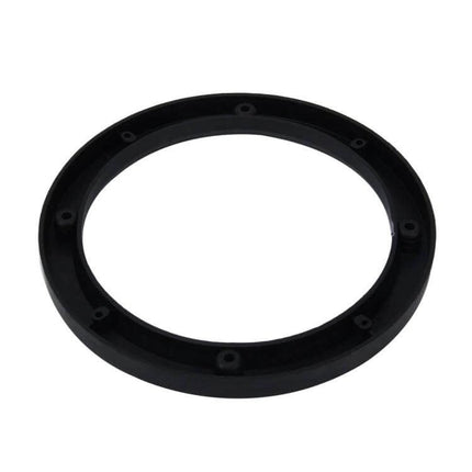 Car ABS Loudspeaker Base Protector Cover Mats, 6.5 Inch - black ABS 6.5" speaker base protector ring for car installations