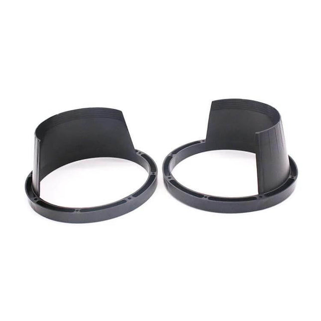 6.5 Inch Car Speaker Waterproof Cover For Cars 2 Pack - durable plastic 2-pack speaker base covers protecting against splashes and moisture