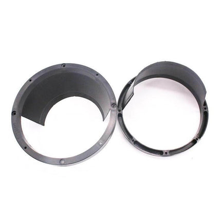 6.5 Inch Car Speaker Waterproof Cover For Cars 2 Pack durable plastic protective ring set for 6.5" car speakers