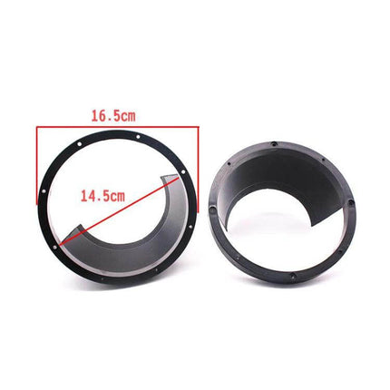 6.5 Inch Car Speaker Waterproof Cover For Cars 2 Pack - durable plastic 6.5" speaker base covers, splash and moisture protection for vehicles