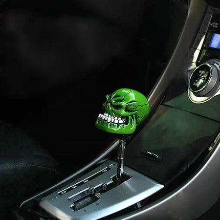 Universal Skull Shaped Gear Shift Knob with Rubber Covers for Cars