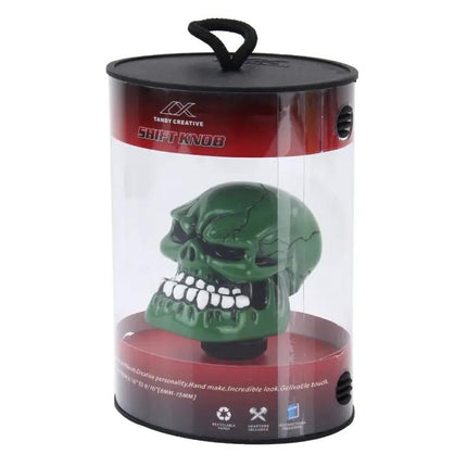 Universal Skull Shaped Gear Shift Knob with Rubber Covers for Cars