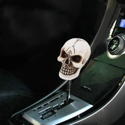 Universal Skull Shaped Gear Shift Knob with Rubber Covers for Cars