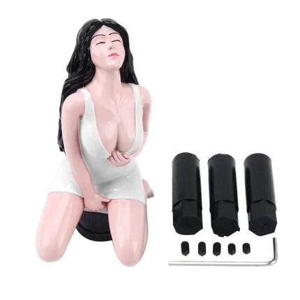 Universal Car Gear Shift Knob with Rubber Covers for All Vehicles