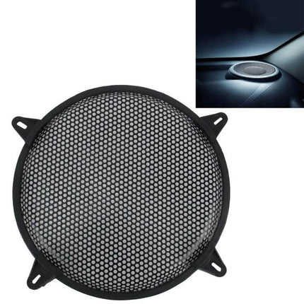 Car Subwoofer Protective Mesh Grille 12 Inch With Fixed Holder metal mesh guard for 12" subwoofer, low-profile protective speaker grille