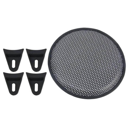 Car Subwoofer Protective Mesh Grille 12 Inch With Fixed Holder metal round mesh grille with four mounting holders