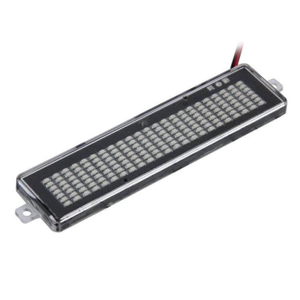 Programmable LED Message Sign for Cars with Remote Control mounted on car window with suction cups and wired remote