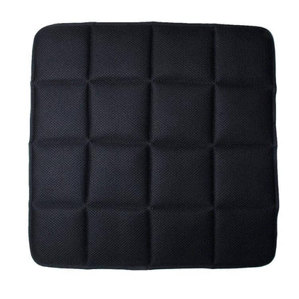 Breathable Mesh Seat Cover for Car, Office, and Home Use — black quilted cooling cushion pad for seats