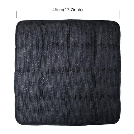 Breathable Mesh Seat Cover for Car, Office, and Home Use - black 45cm square breathable cushion for car seats, office chairs, and home seating