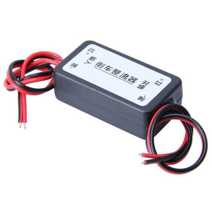 12V Car Rear View Camera Power Filter For Interference Reduction inline power filter with red and black wires to reduce reversing camera video jitter