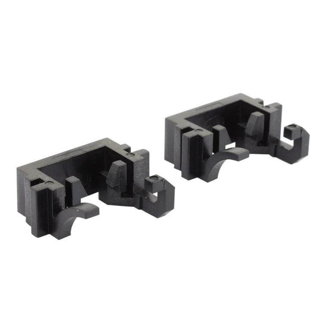 H1 Headlight Bulb Holder Adapter For Ford Focus Fiesta Mondeo black plastic pair for secure LED bulb mounting