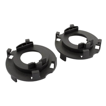 H7 Headlight Bulb Holder Adapter For Hyundai Mistra New Tucson black plastic pair for secure H7 LED bulb installation