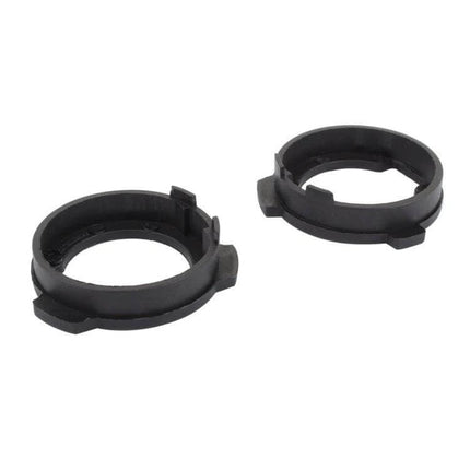 H7 LED Headlight Bulb Retainer Adapter For Skoda Octavia two-piece black plastic retainer adapter for secure LED bulb installation