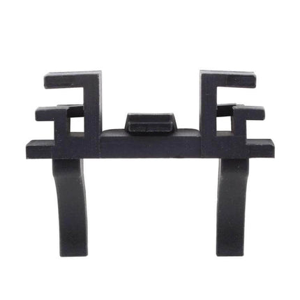 H7 LED Headlight Bulb Retainer Adapter For Ford Focus black plastic H7 LED headlight retainer adapter shown front view