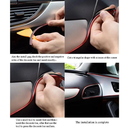 Flexible 5-Meter Trim for Car Interior DIY Decoration