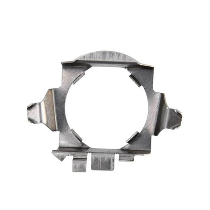 H7 LED Headlight Retainer Adapter for Volkswagen Touareg stainless steel mounting clip securing H7 LED bulb in stock headlamp housing