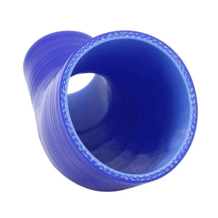 Universal 83 to 89mm 45 Degree Silicone Air Intake Elbow Tube - blue 45° silicone connector for 83–89mm piping, heat-resistant flexible intake elbow