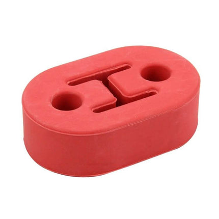 Universal Car Two Hole Rubber Exhaust Mount Bracket Blue - red two-hole rubber exhaust hanger, compact 7.4x2.8x2.2cm support to reduce rattling