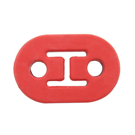 Universal Car Two Hole Rubber Exhaust Mount Bracket Blue rubber two-hole exhaust hanger blue compact 7.4x2.8x2.2 cm supports silencers