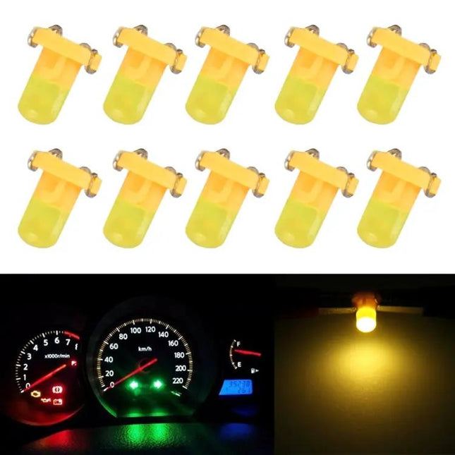 T3 Wedge Dashboard LED Bulbs, 2W, 10-Pack For Instrument Panel | Syndmart