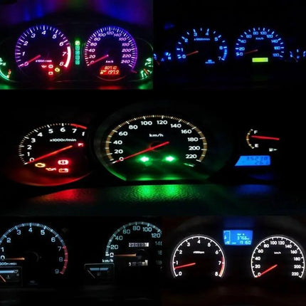 T3 Wedge Dashboard LED Bulbs, 2W, 10-Pack For Instrument Panel | Syndmart