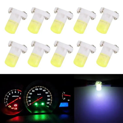 T3 Wedge Dashboard LED Bulbs, 2W, 10-Pack For Instrument Panel | Syndmart