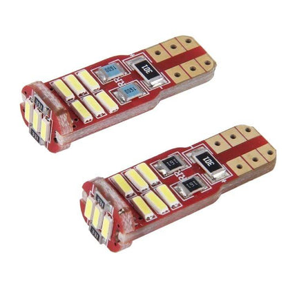 Car Clearance LED Lamp 2 Pack for Vehicle Exterior - pair of red PCB LED clearance lamps for car and truck exterior lighting, night parking and cargo access